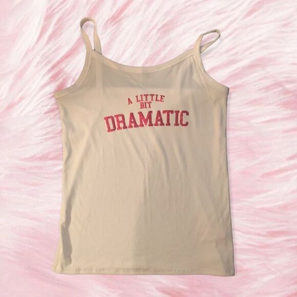 Dolls Kill Tops - Mean girls y2k inspired ribbed tank